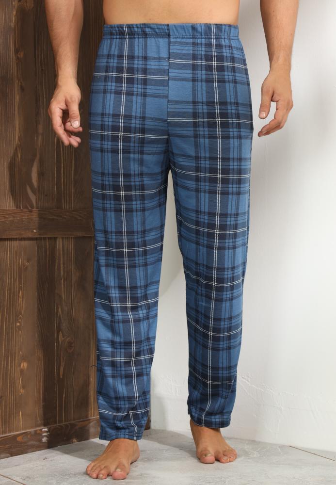 Pantaloni de Pijama ,Big Size ,Barbati,Culoare Albastru,Engros